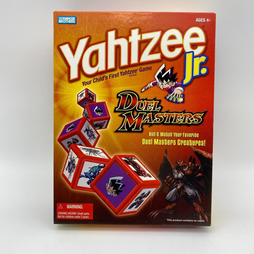 Yahtzee Jr Duel Masters COMPLETE Parker Brothers 2004 Shobu Kids Junior
